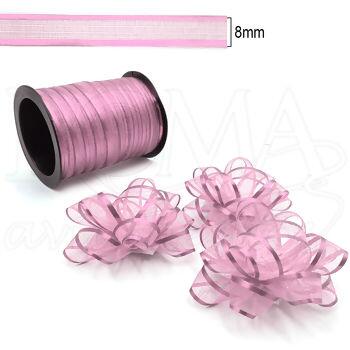 fita organza metalizada 1001 rosa